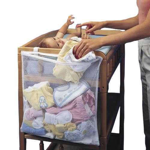 Clothes Storage and Organizer for Baby Cribs