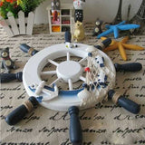 Handcrafted Nautical Wheel Nursery Decor