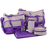 5PCS/Set High Quality Tote Diaper Bags