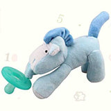 Silicone Pacifier with Plush Toy Animal