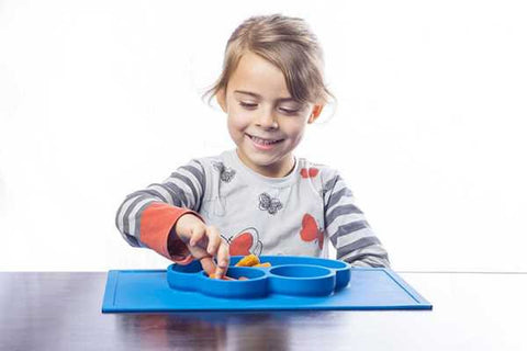 Toddler Silicone Smiley Placemat Plate