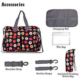 Multifunctional Diaper Bag Tote Set High Quality 5-in-1