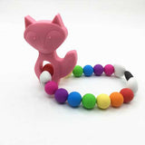Silicone Fox Baby Teething Accessory
